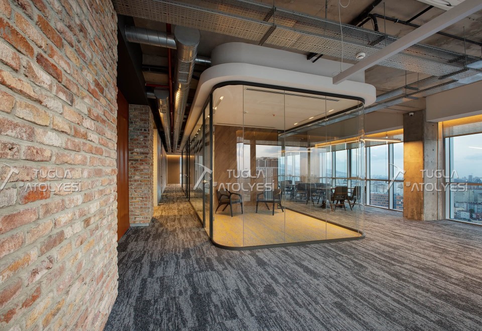 ofis-antik-tugla-duvar-kaplama